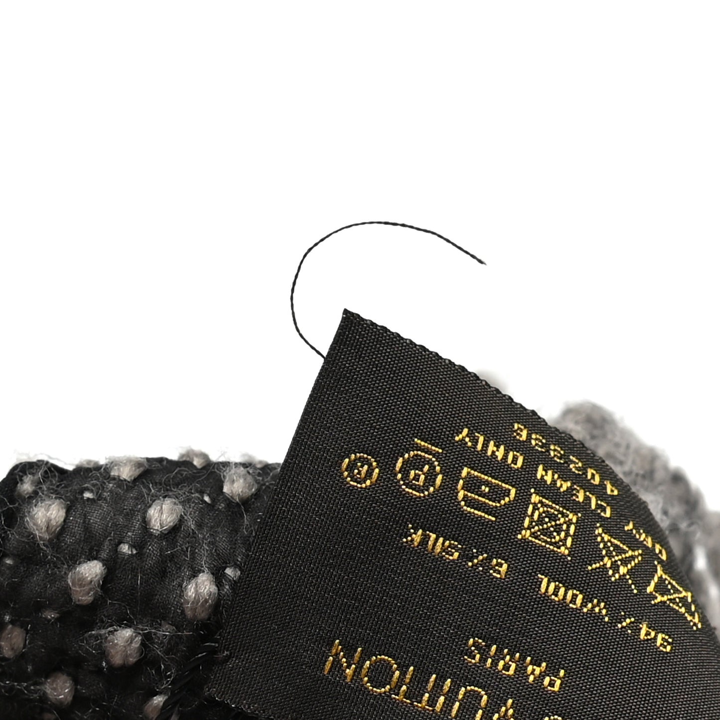 Wool Silk Logomania Scarf Verone