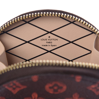 Louis Vuitton Calfskin Catogram Micro Boite Chapeau Marron 6 of 9