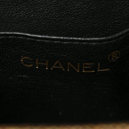 Chanel Metallic Galuchat Stingray Quilted Clutch With Chain Gold 6 of 8