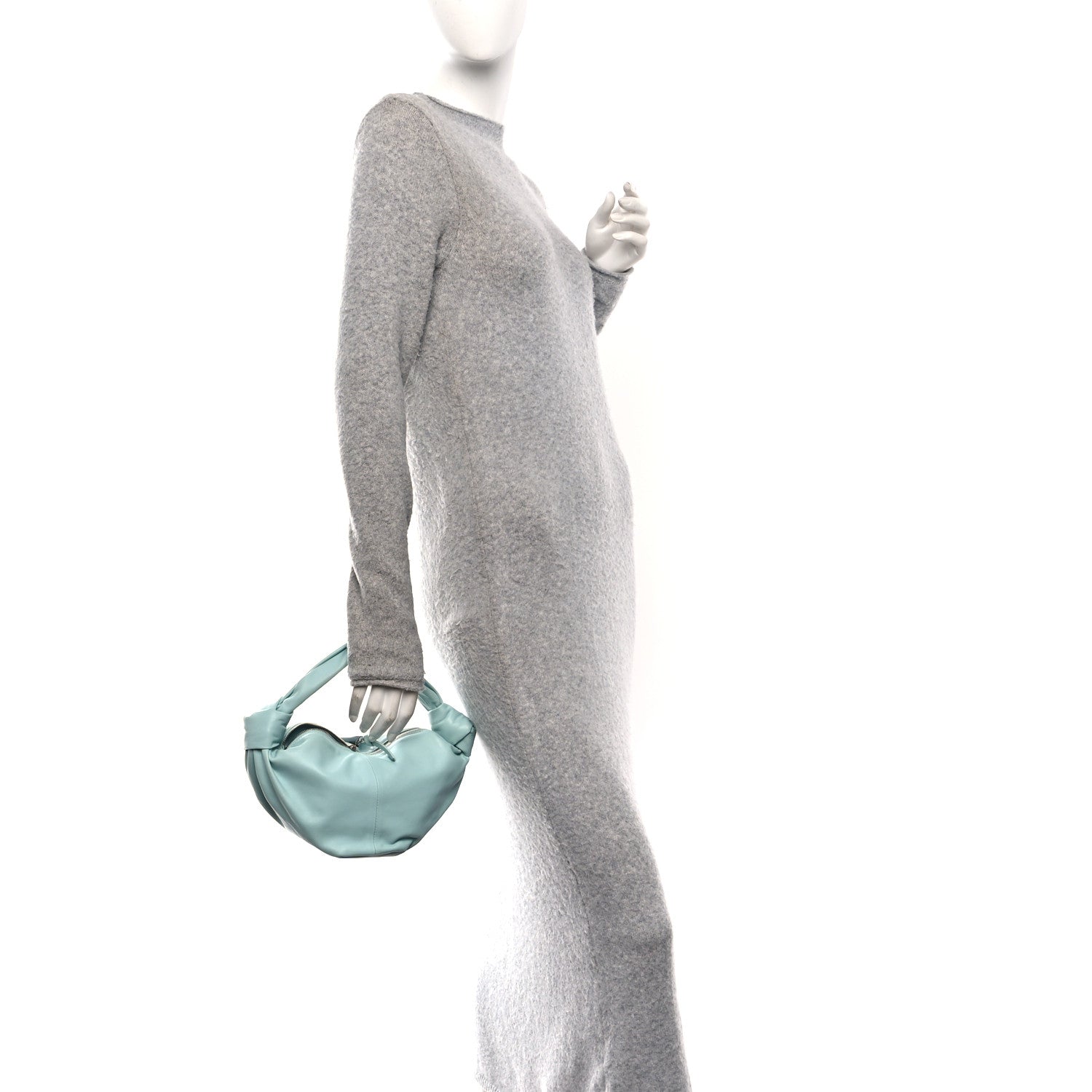 Bottega Veneta Calfskin Mini Double Knot Bag Spearmint 2 of 10