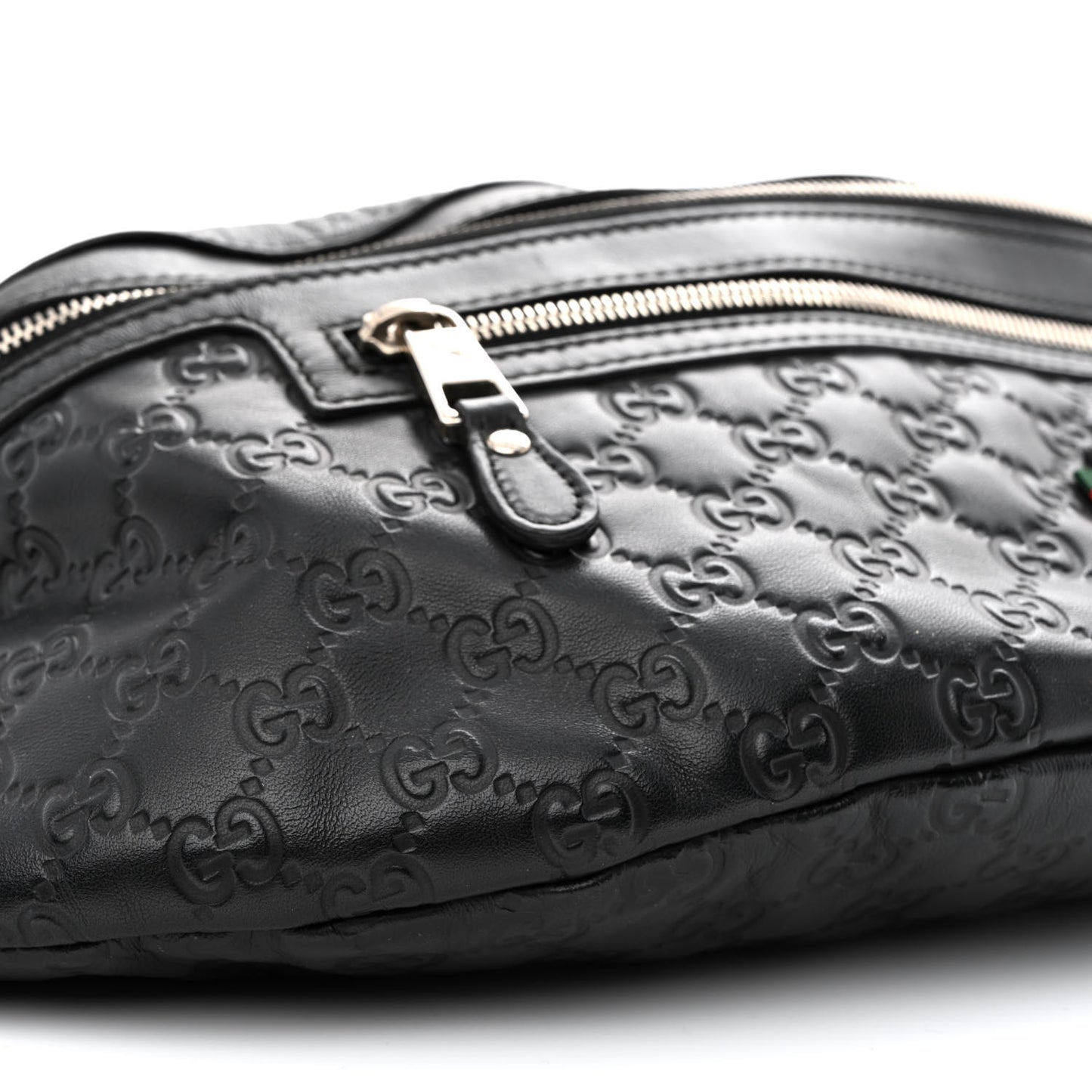 Guccissima Waist Belt Bag Black