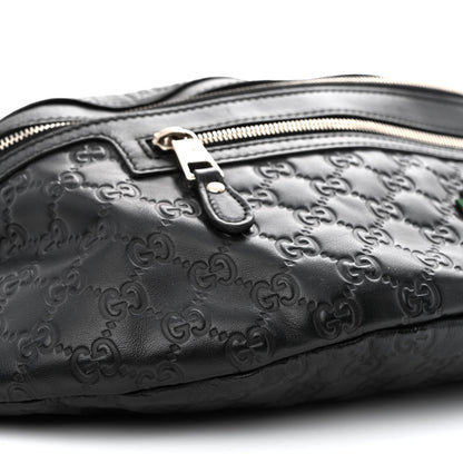 Gucci Guccissima Waist Belt Bag Black 9 of 12