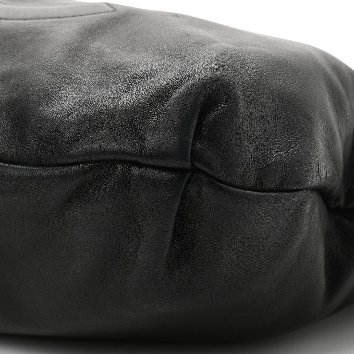 Lambskin Soft and Chain Small Hobo Black
