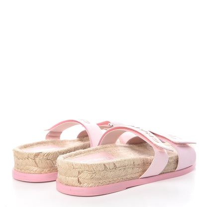 Chanel Lambskin Mules Elastic 36 Pink 4 of 11