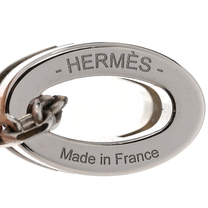 Hermes Palladium Mini Pop H Pendant Necklace Rose Dragee 6 of 8