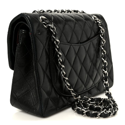 Chanel Lambskin Quilted Small Double Flap Black 3 of 12
