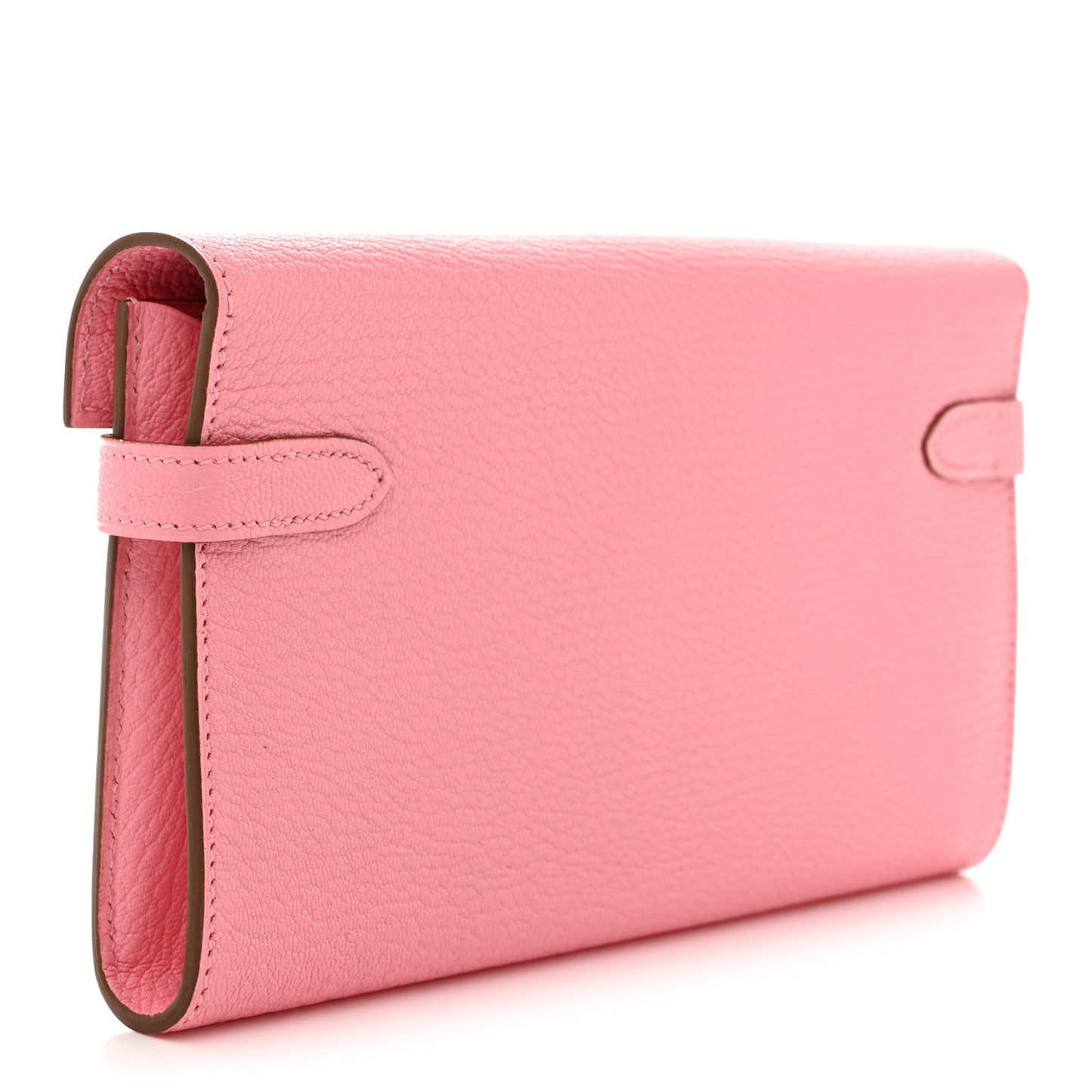 Chevre Mysore Kelly Longue Wallet Rose Confetti