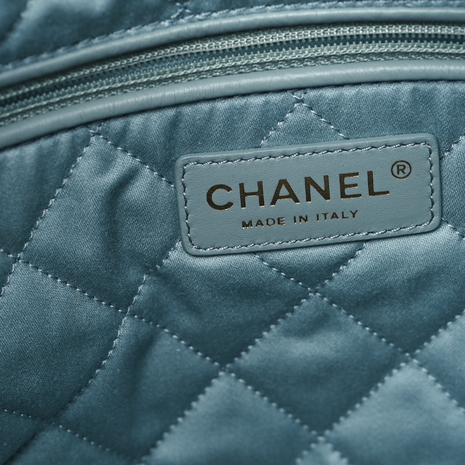 Chanel Shiny Calfskin Quilted Small Chanel 22 Grey 7 of 12