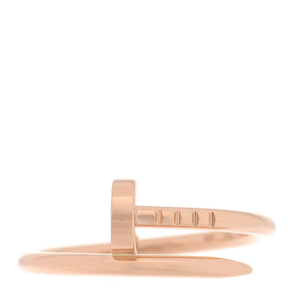 Cartier 18K Pink Gold Small Juste Un Clou Ring 53 6.5 1 of 5