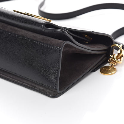 Givenchy Goatskin Suede Small GV3 Shoulder Bag Black 8 of 12