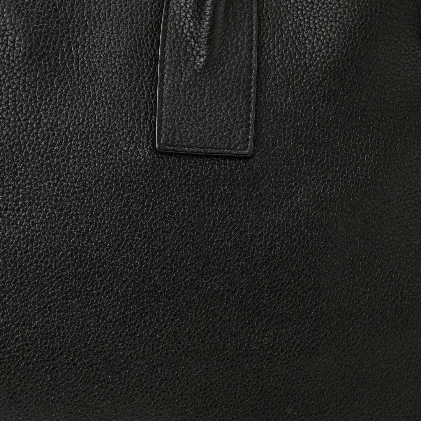 Grained Calfskin Medium Souple Sac De Jour Duffle Black