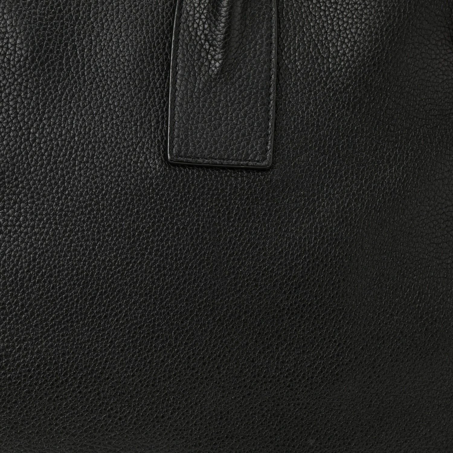 Saint Laurent Grained Calfskin Medium Souple Sac De Jour Duffle Black 9 of 9