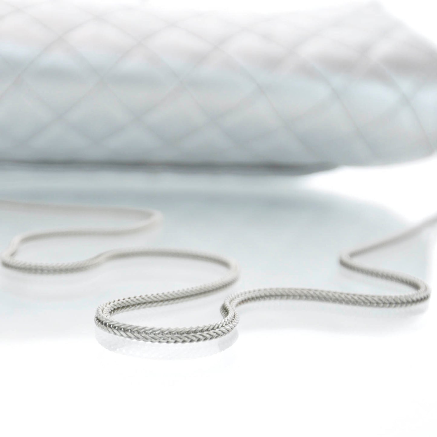 Lambskin Reissue 2.55 Clutch Silver