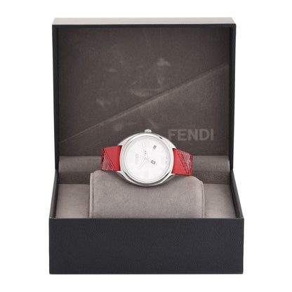 Fendi Stainless Steel Calfskin 34mm Momento Date Quartz Watch 5 of 5
