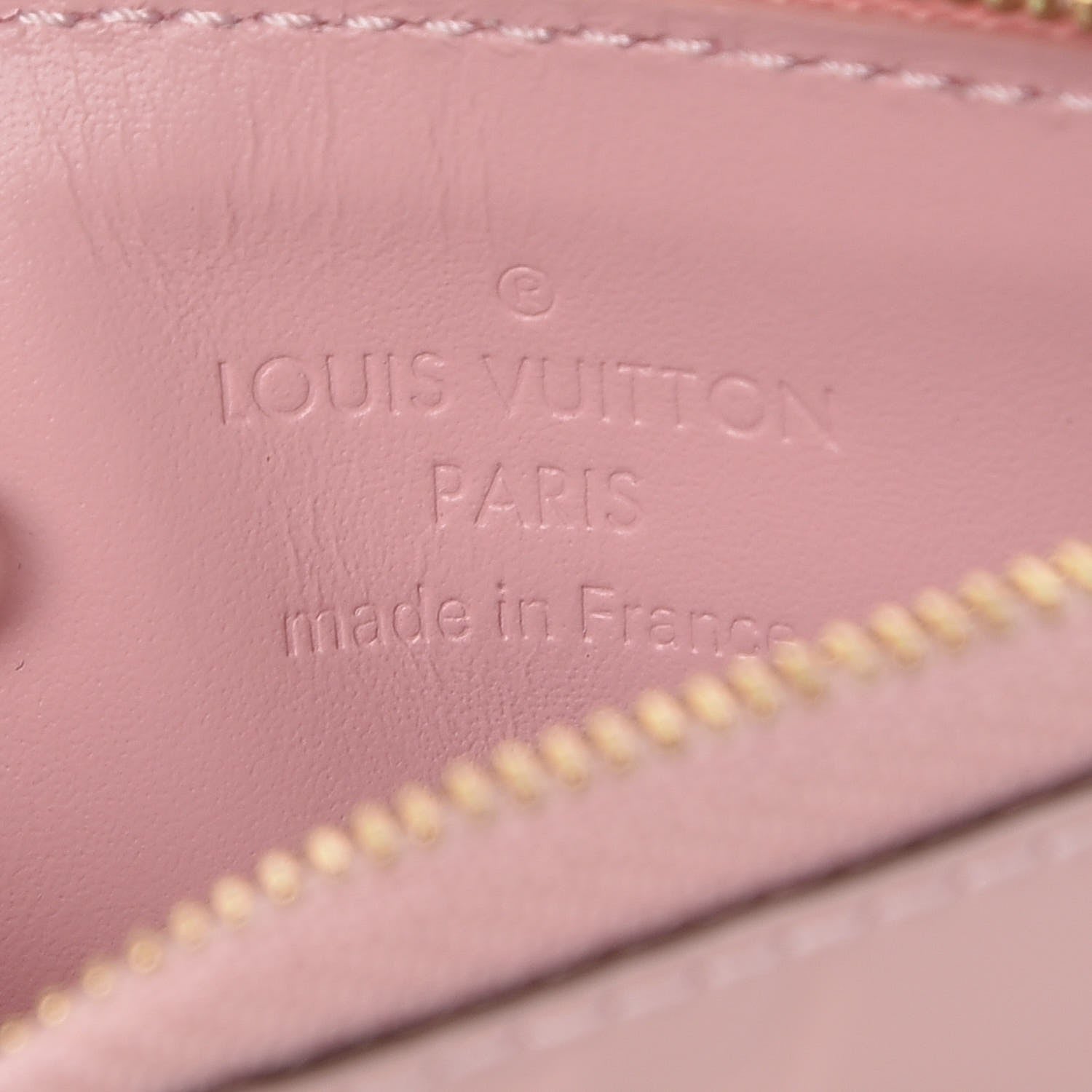 Louis Vuitton Vernis Key Pouch Rose Ballerine 6 of 9