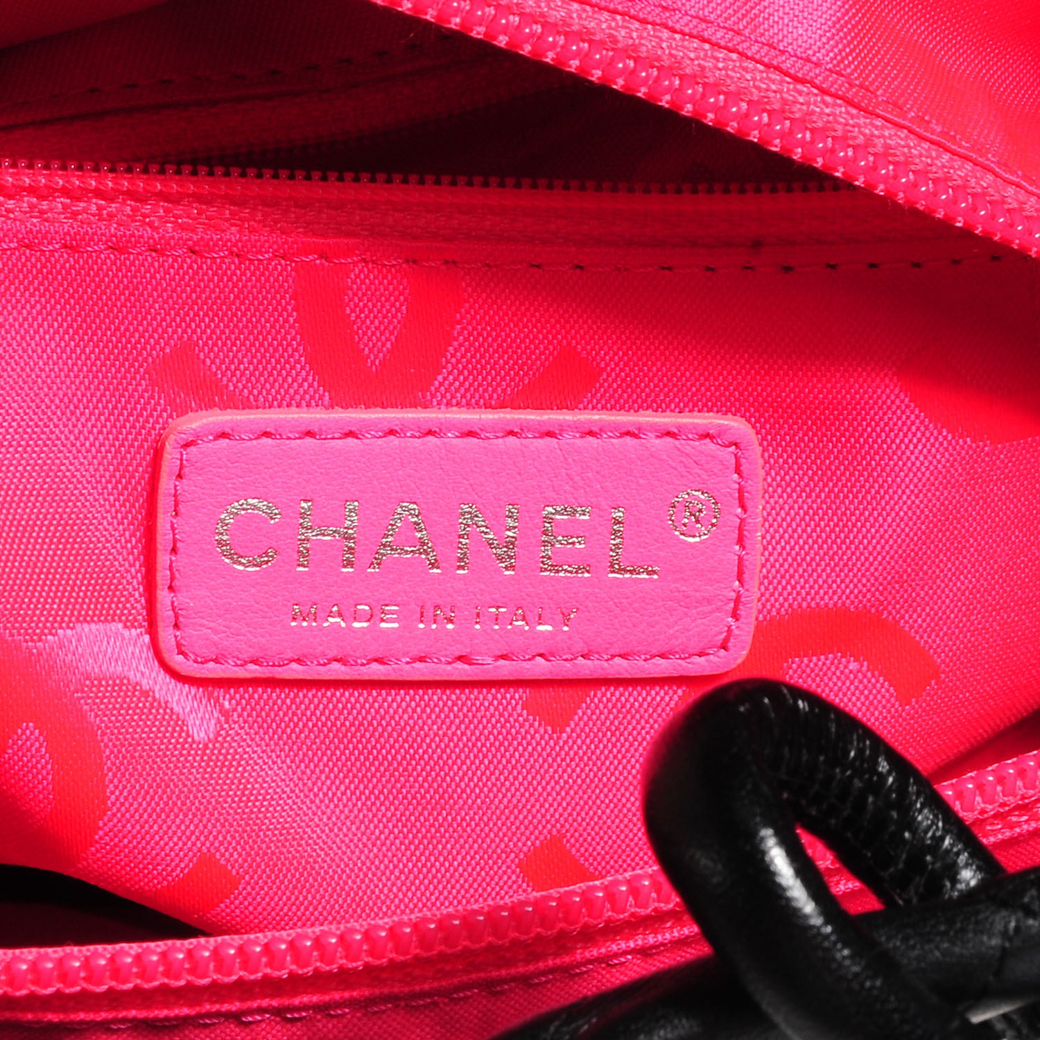 Chanel Calfskin Quilted Medium Cambon Tote Black White 6 of 7