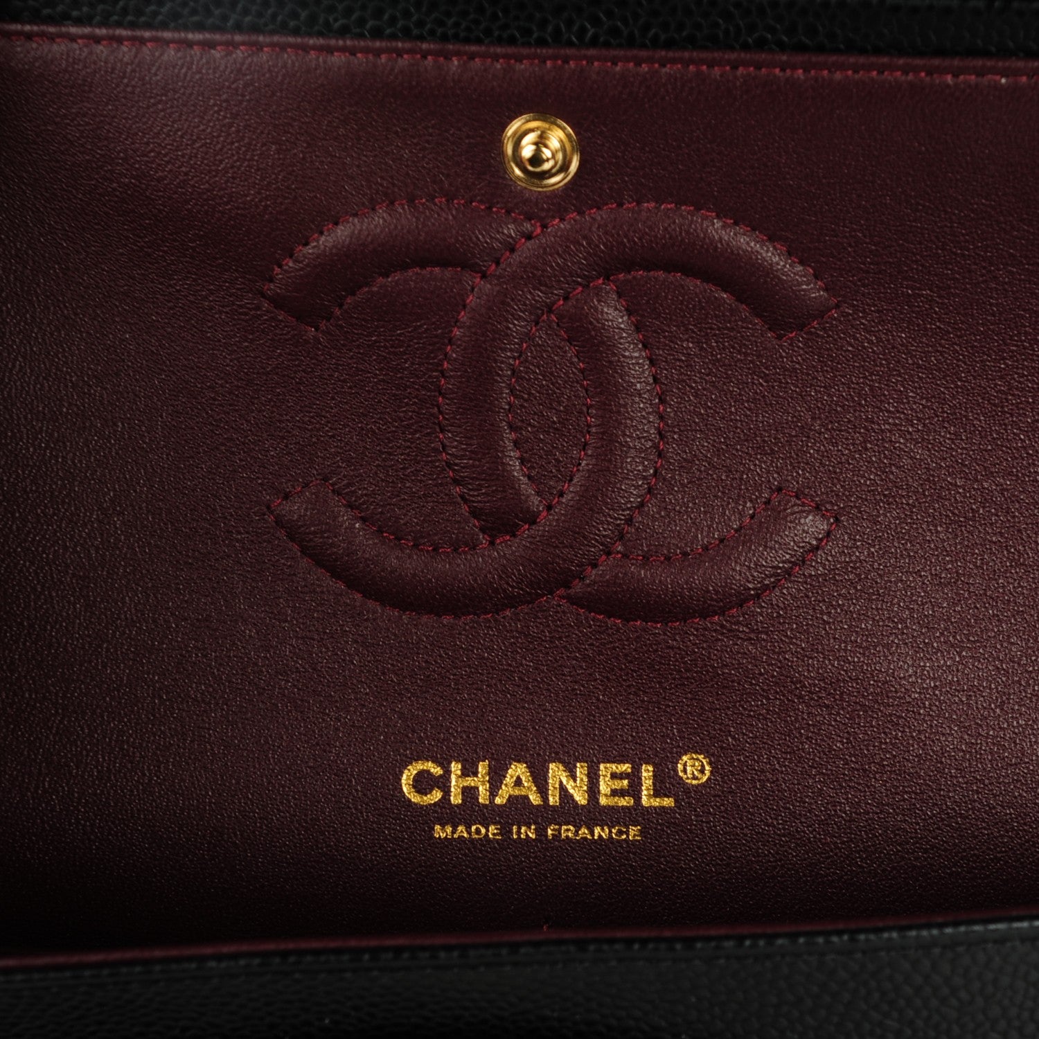 Chanel Caviar Quilted Medium Double Flap Black 6 of 8
