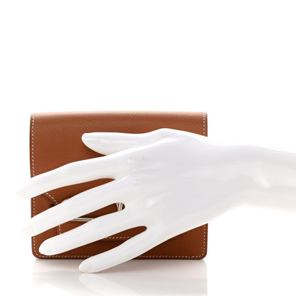 Hermes Evercolor Roulis Slim Wallet Gold 2 of 8