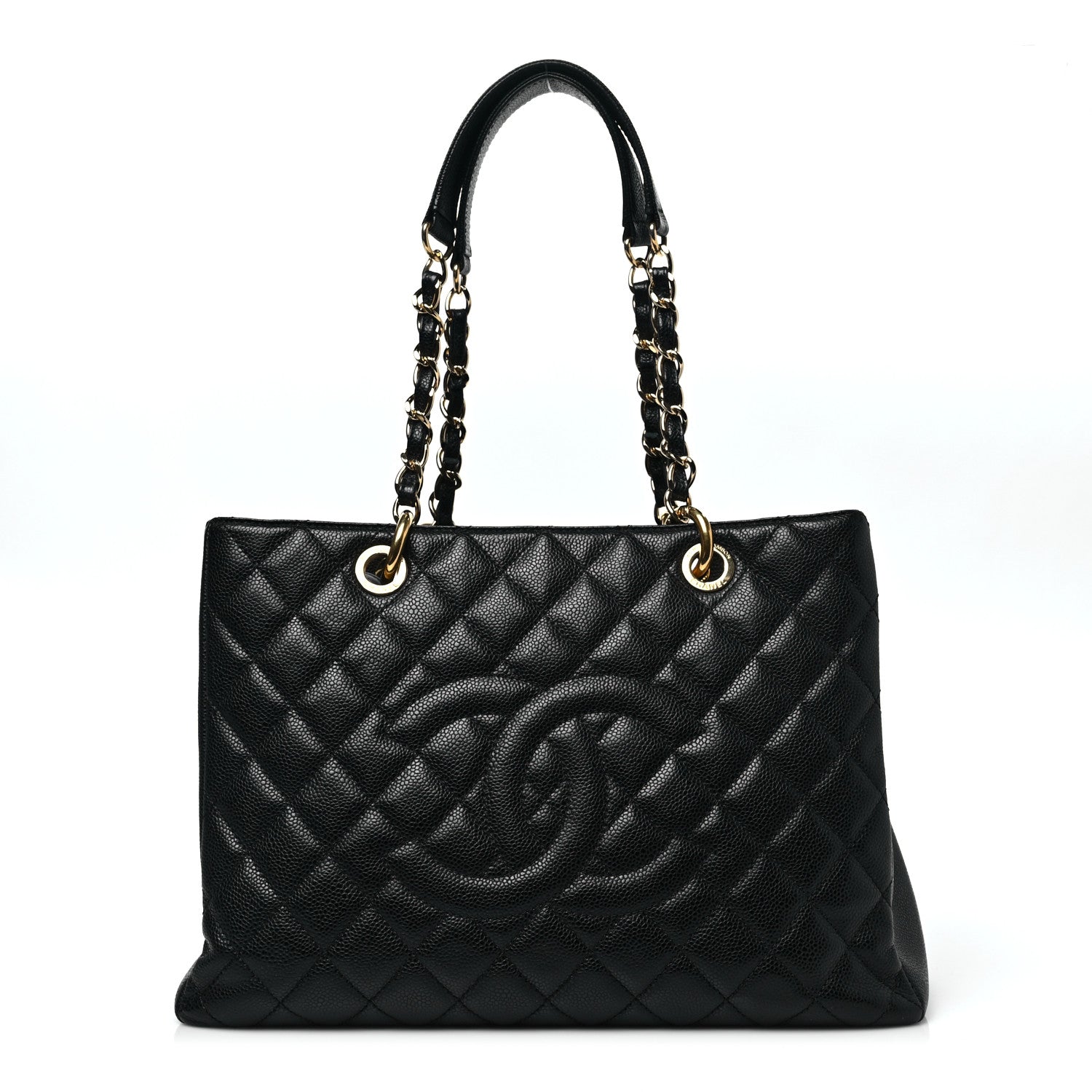 Chanel Caviar Quilted Grand Shopping Tote GST Black 1 of 8