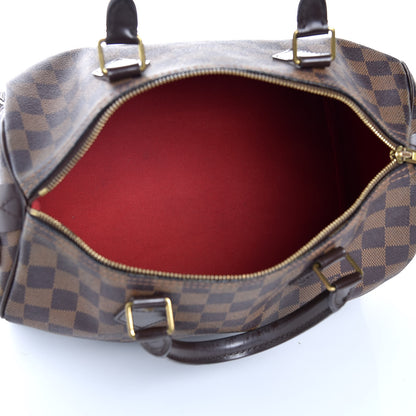 Louis Vuitton Damier Ebene Speedy 30 5 of 11