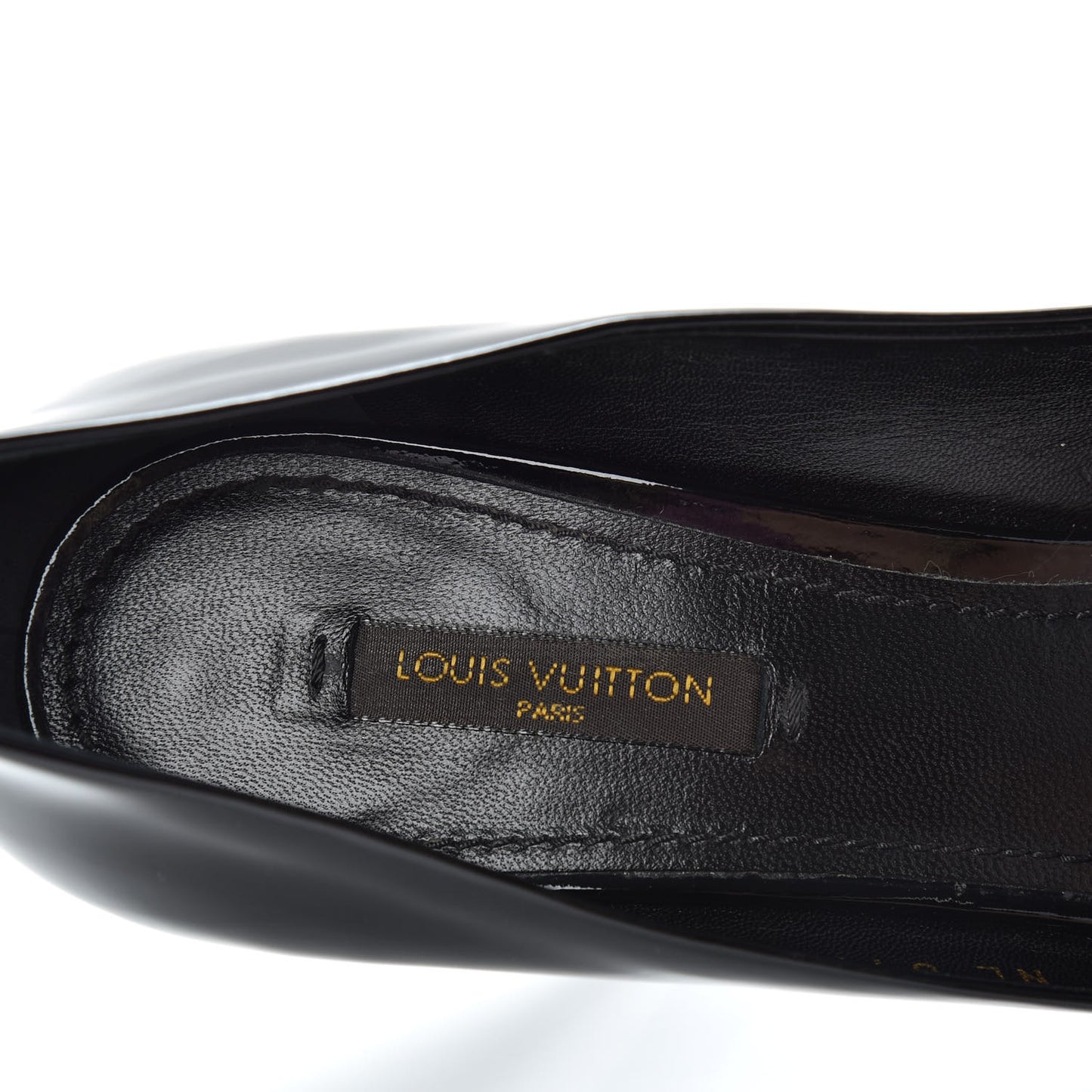 Patent Oh Really Peep Toe Pumps 36.5 Black