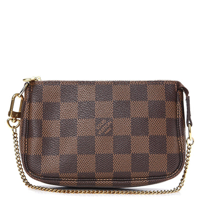 Louis Vuitton Damier Ebene Mini Pochette Accessories 1 of 9