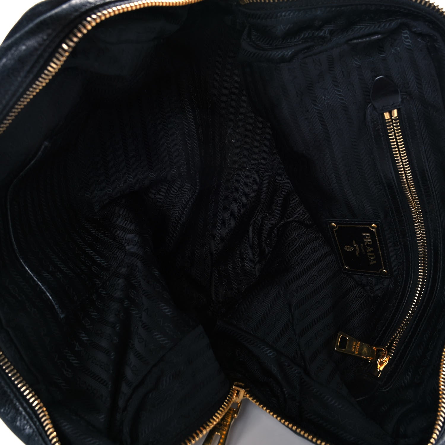 Prada Vitello Shine Bauletto Black 7 of 13