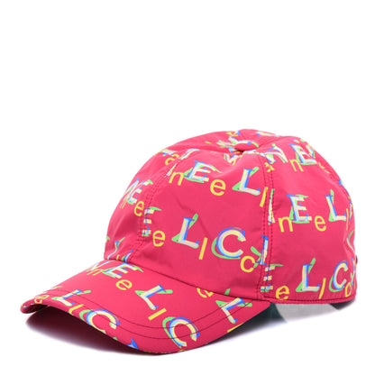Chanel Nylon Logo Cap Hat Fuchsia 1 of 7