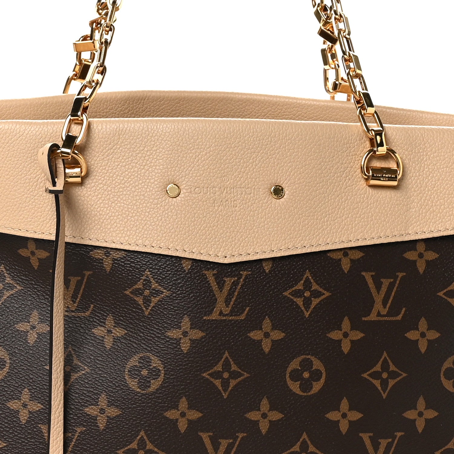 Louis Vuitton Monogram Pallas Shopper Dune 7 of 9