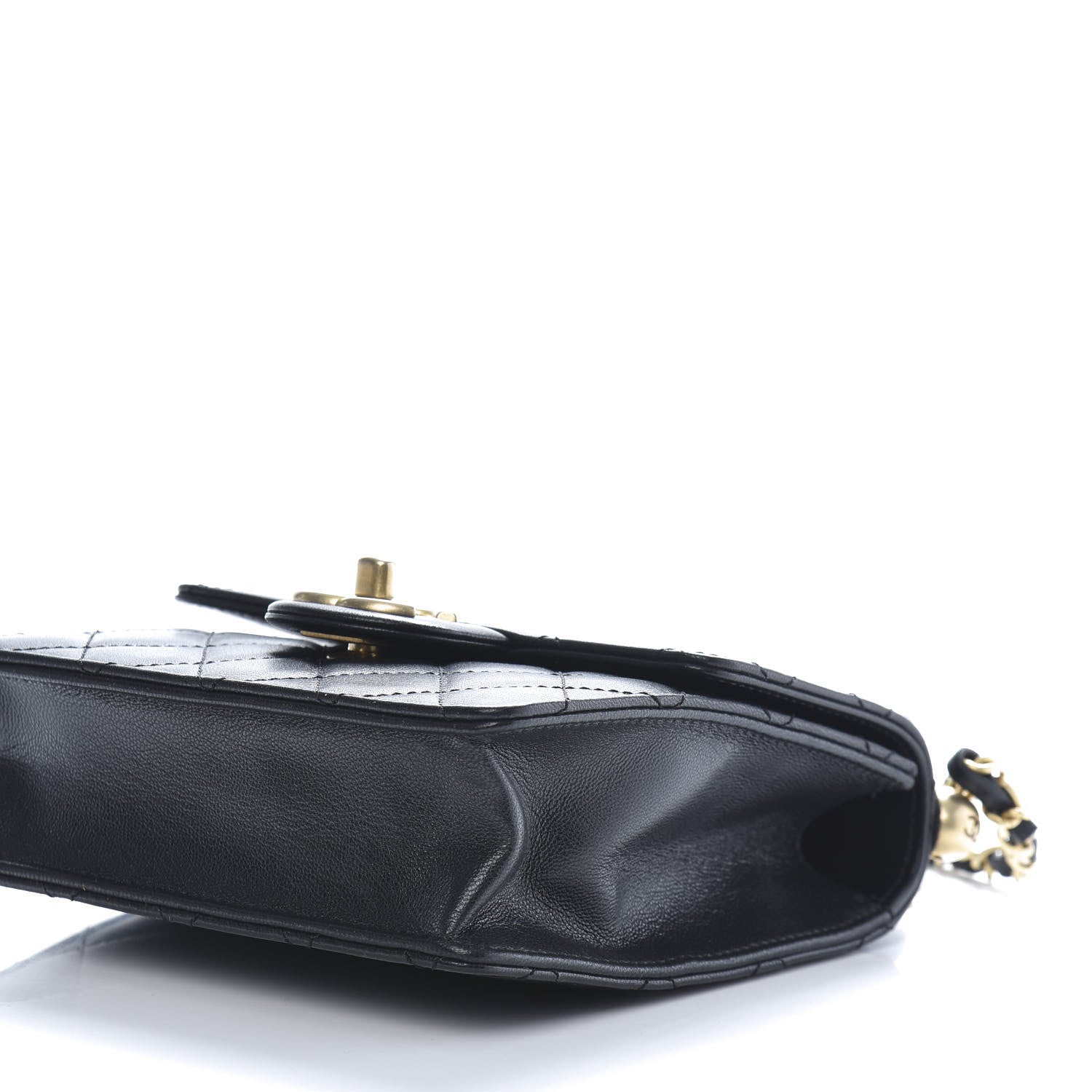 Chanel Lambskin Quilted Chic Pearls Flap Black 6 of 9