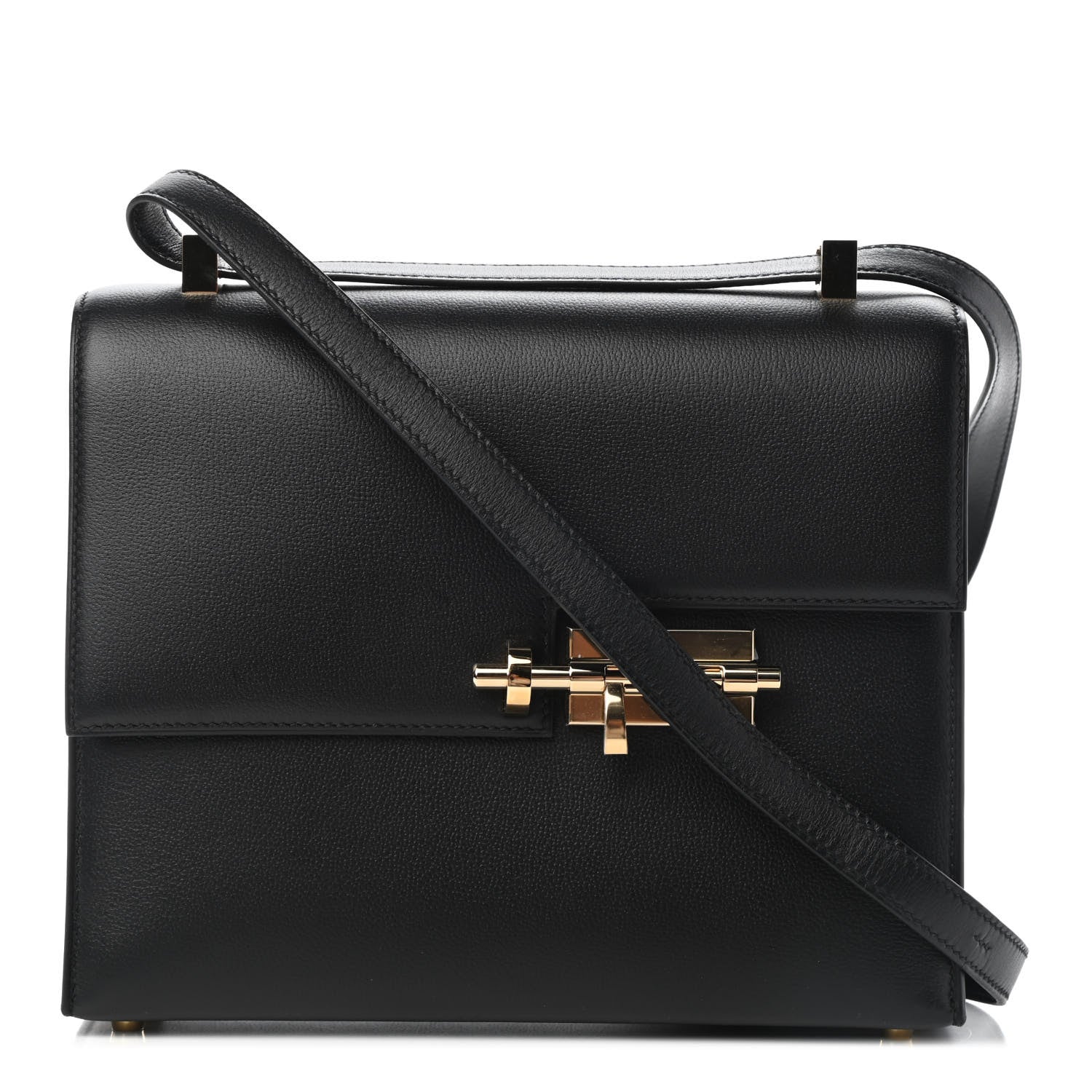 Hermes Allegro Verrou 21 Black 1 of 8