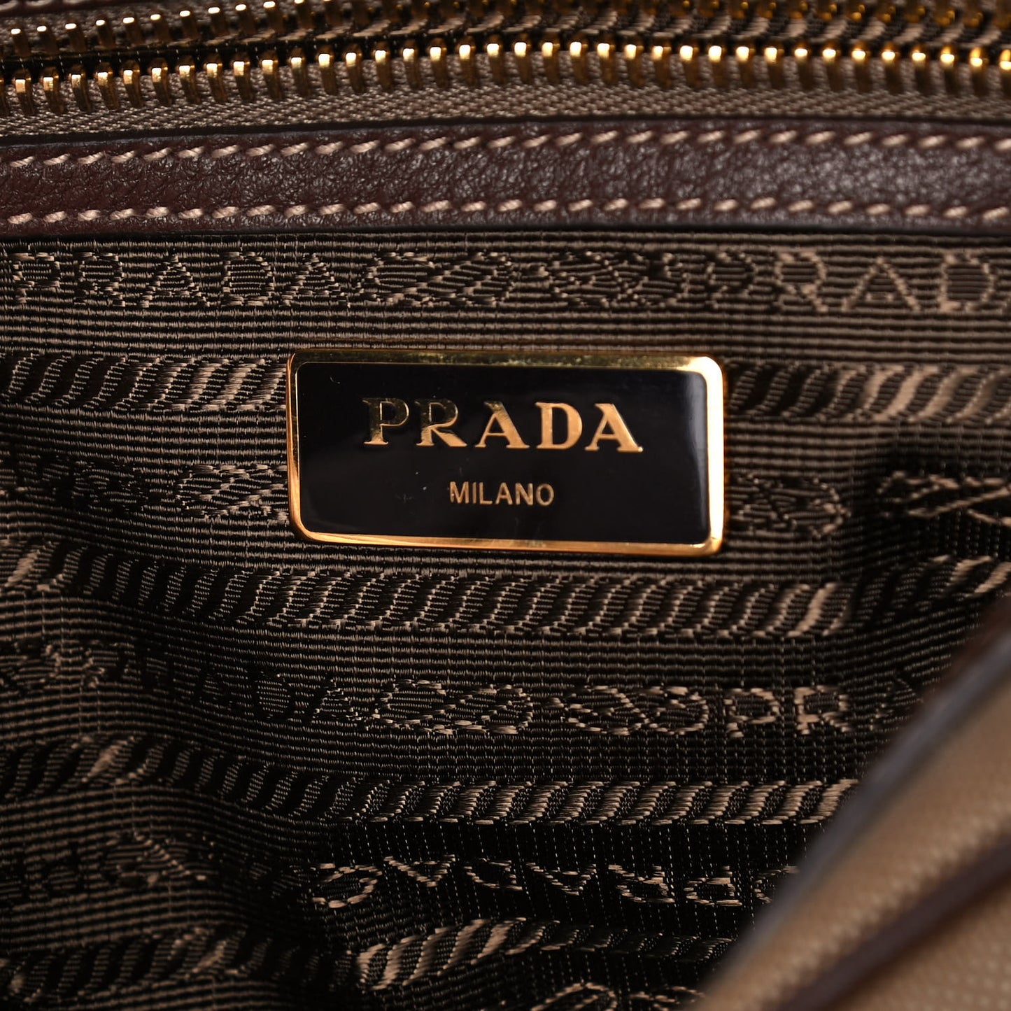 Jacquard Logo Camera Bag Corda Bruciato