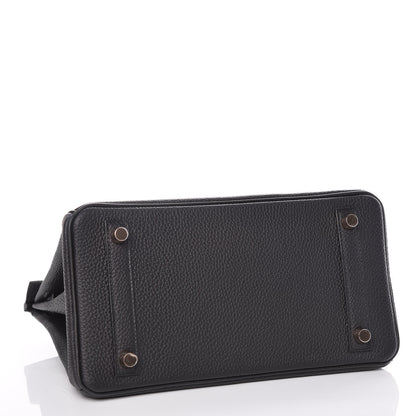 Hermes Togo Birkin 25 Black 5 of 37