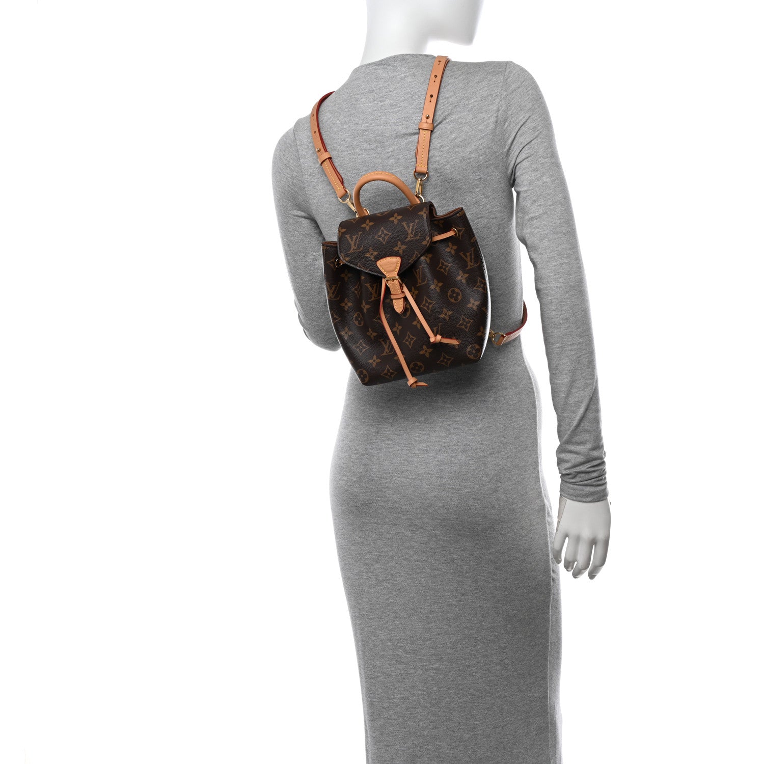 Louis Vuitton Monogram Montsouris BB Backpack Natural 2 of 9