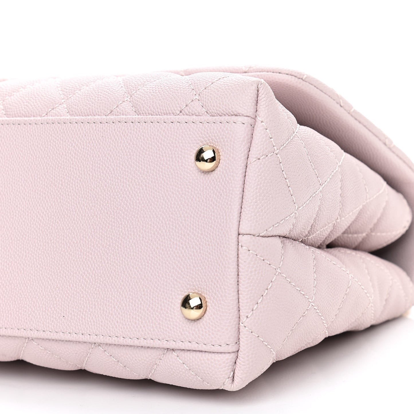 Caviar Quilted Small Coco Handle Flap Lilas Lilac