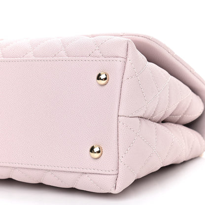 Chanel Caviar Quilted Small Coco Handle Flap Lilas Lilac 10 of 10