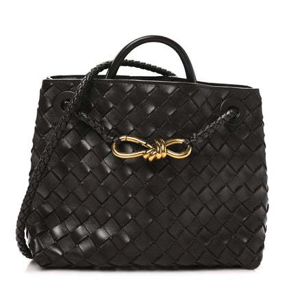 Bottega Veneta Nappa Intrecciato Small Andiamo Shoulder Bag Fondant 1 of 9