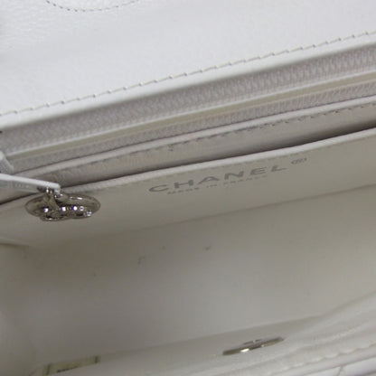 Chanel Caviar Quilted Mini Flap White 6 of 12