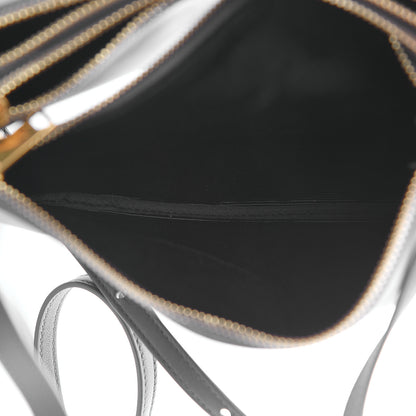 Celine Lambskin Small Trio Crossbody Bag Storm 5 of 11