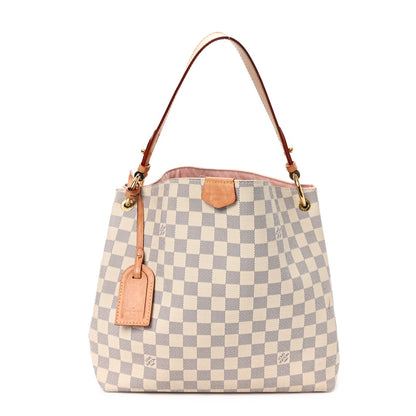Louis Vuitton Damier Azur Graceful PM Rose Ballerine 1 of 10