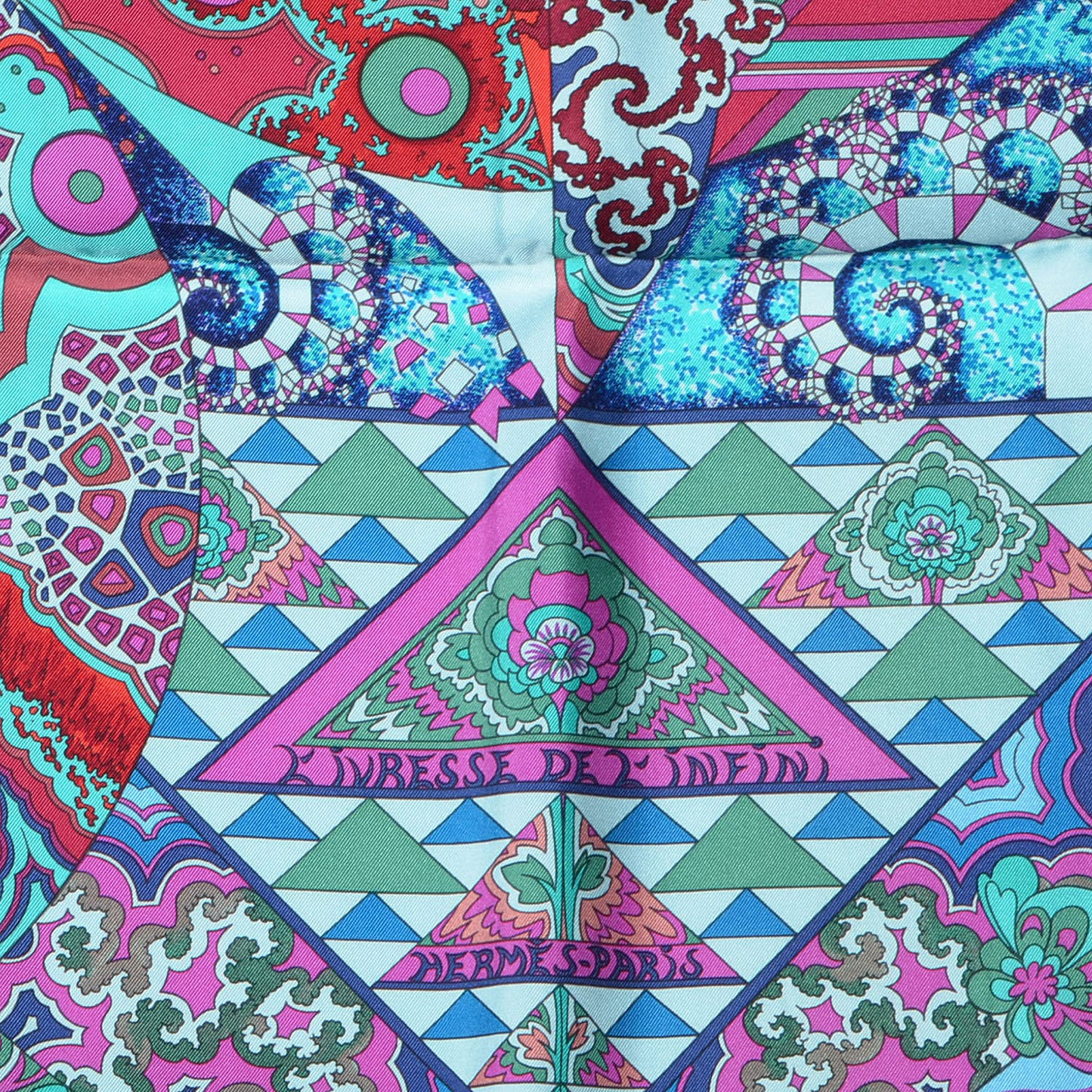 Silk L'ivresse de L'infini Scarf 90