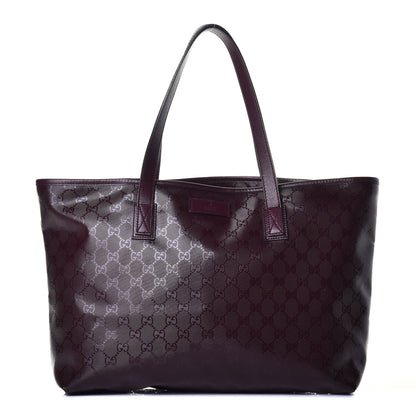 Gucci Imprime Monogram Medium Zippered Tote Bordeaux 1 of 10
