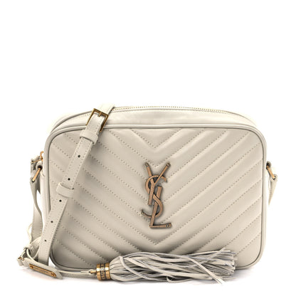 Saint Laurent Calfskin Matelasse Monogram Lou Camera Bag Crema Soft 1 of 8