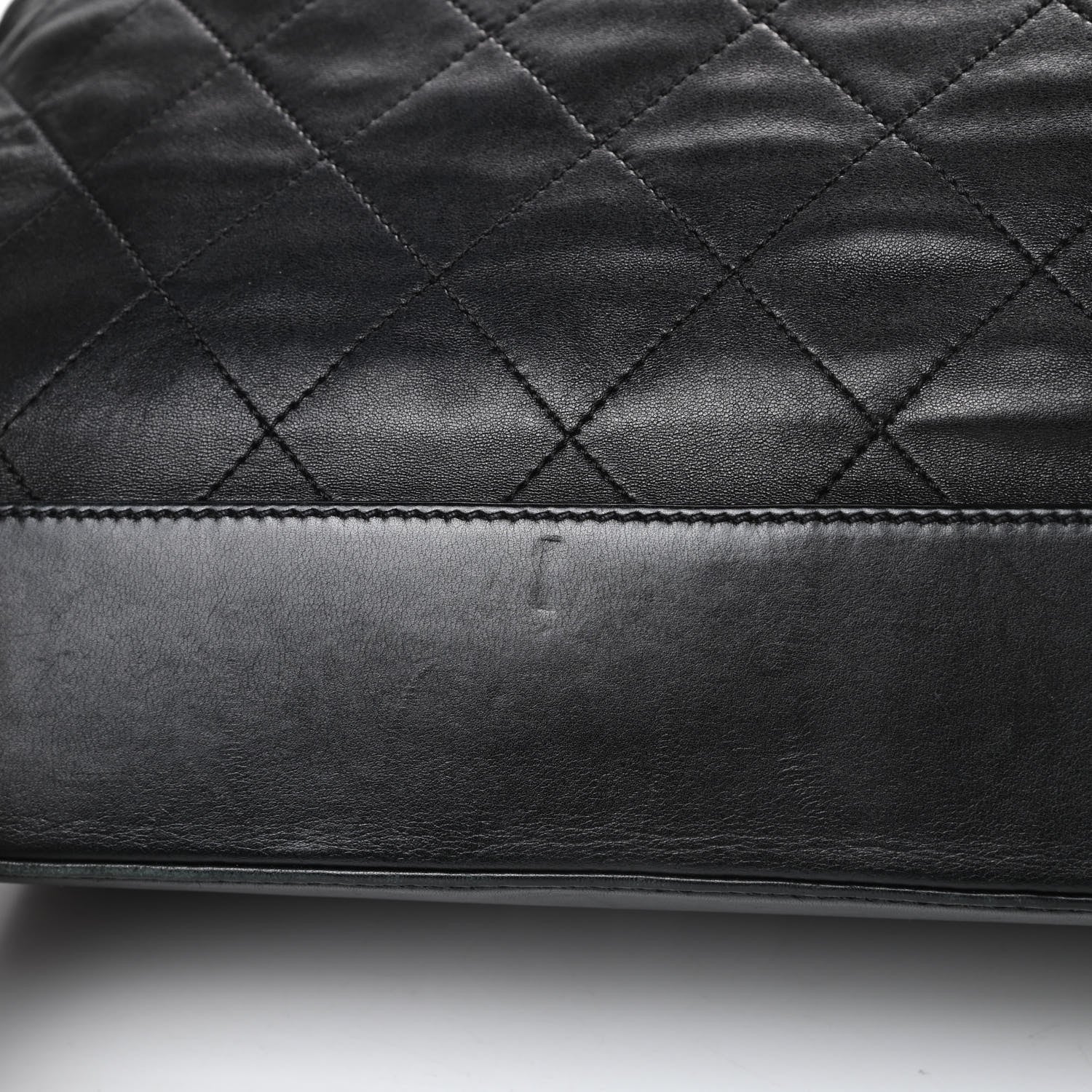 Chanel Calfskin Stitched Large VIP Shopping Tote Black 18 of 21