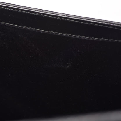 Saint Laurent Textured Patent Monogram Large Belle De Jour Clutch Black 8 of 8