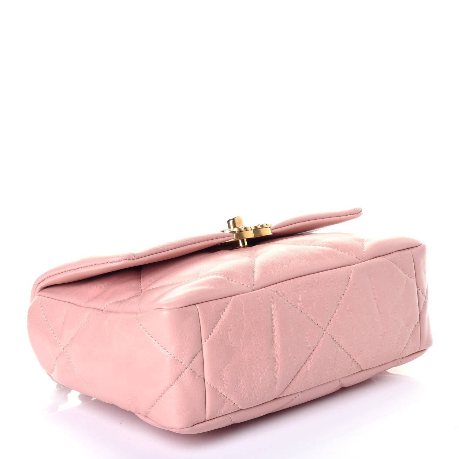 Chanel Lambskin Quilted Medium Chanel 19 Flap Light Pink 4 of 10