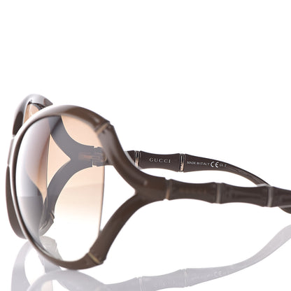 Gucci Oversized Oval Bamboo Sunglasses GG 3509S Brown 5 of 7