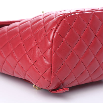 Chanel Lambskin Quilted Small Urban Spirit Backpack Red 8 of 17