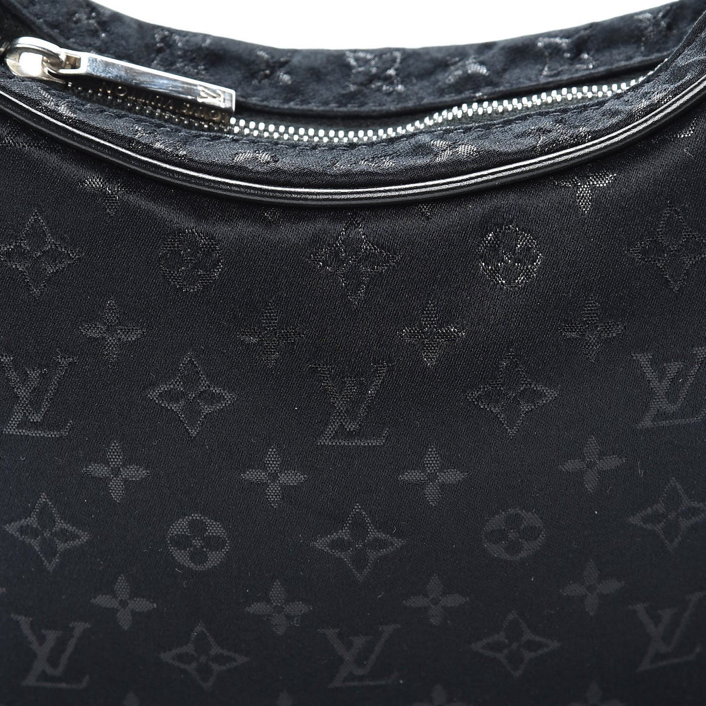 Satin Monogram Little Boulogne Black
