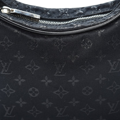 Louis Vuitton Satin Monogram Little Boulogne Black 7 of 10